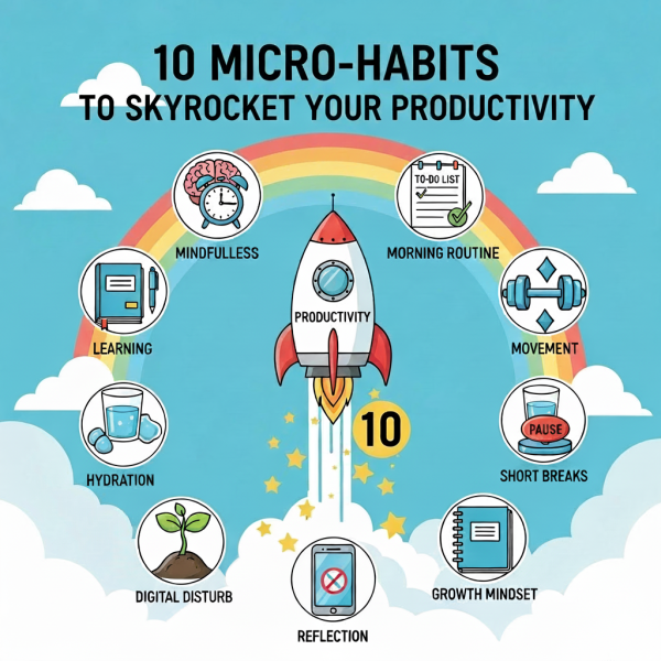 10 Micro-Habits to Skyrocket Your Productivity (Without Burning Out)