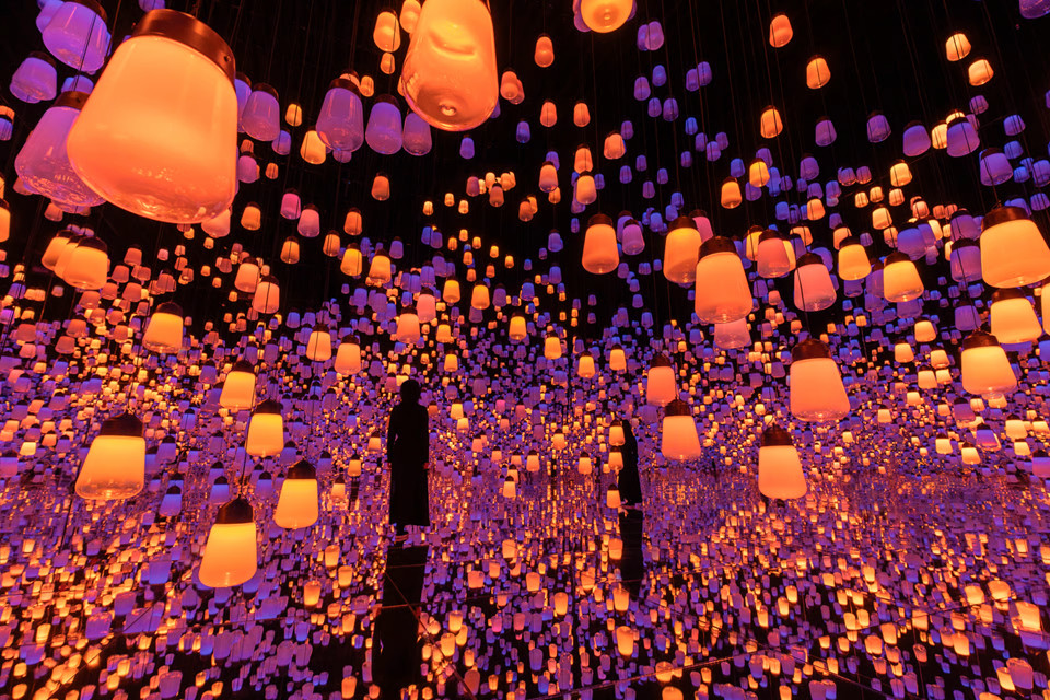 💻🟦🟪🔝Forest of Resonating Lamps: One Stroke