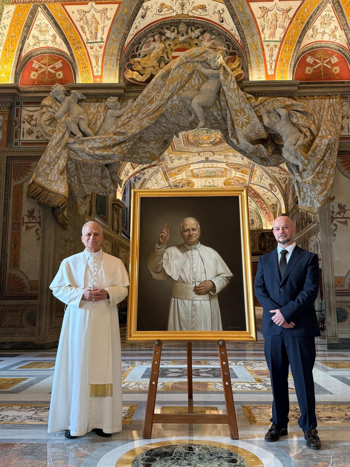 🎨🟨🟪🔝Portrait of Pope Leo XIV