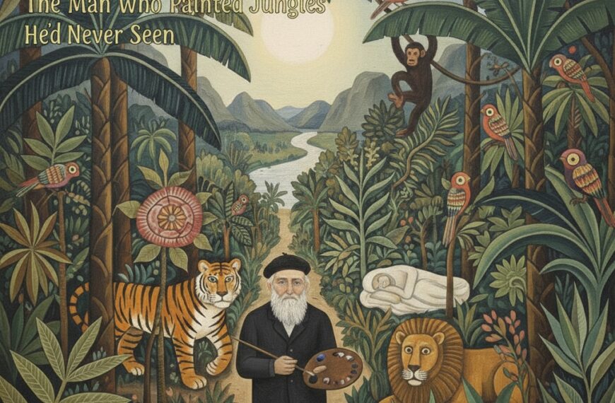 The Man Who Painted Jungles He’d Never Seen 🌴
